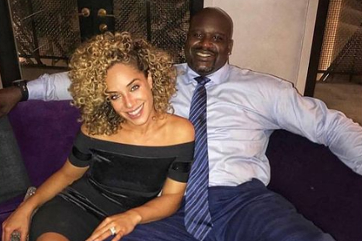 Shaquille O’Neal and Annie Ilonzeh.